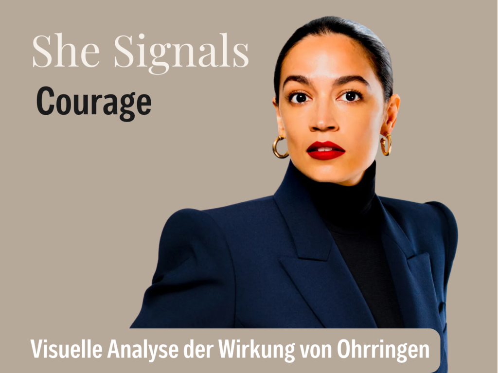 Rüstung und Roots: Warum AOCs goldene Kreolen eine visuelle Kampfansage sind